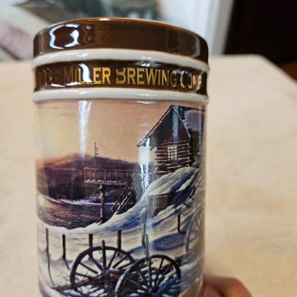 Miller Brewing Co - "Peaceful Evening" Collector Stein - Limited Edition - Picture 6 of 9